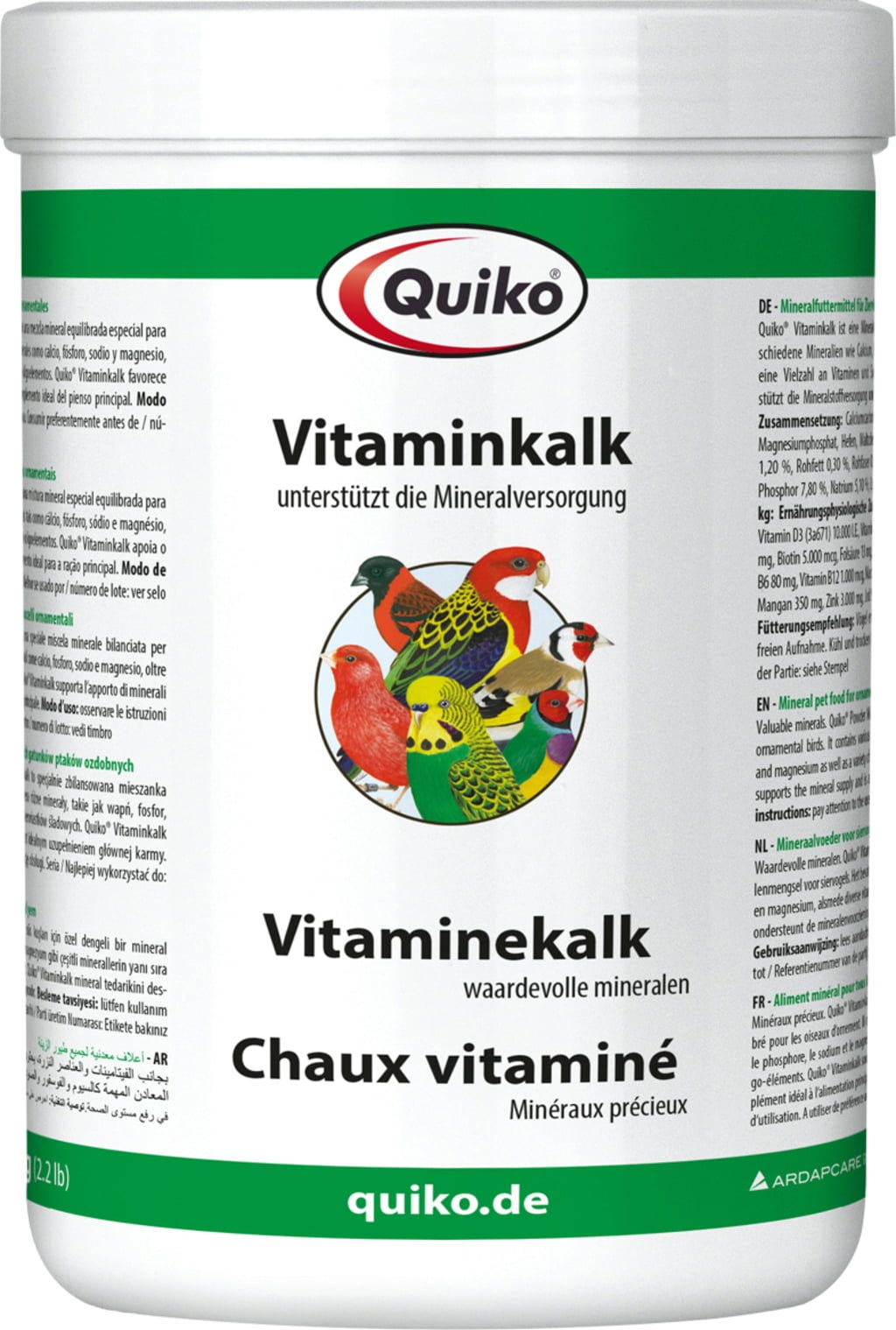 Quiko Vitaminkalk für Ziervögel - 1.000 g