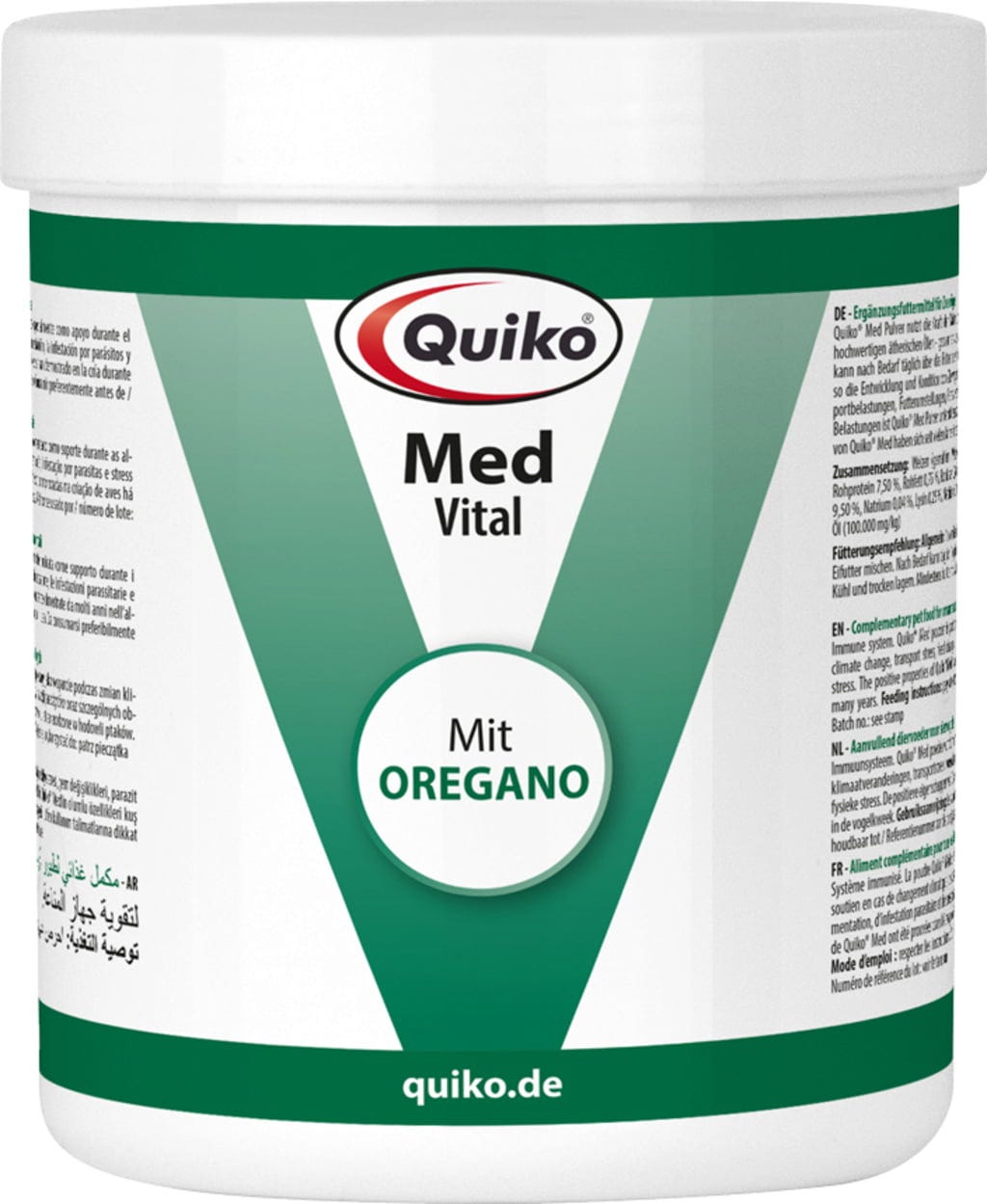 Quiko Med mit Oregano-Öl für Ziervögel - 250 g