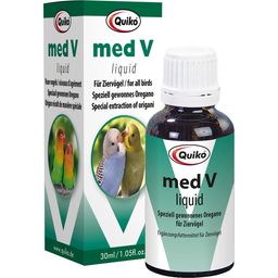 Med V Liquid mit Oregano-Öl für Ziervögel - 30 ml