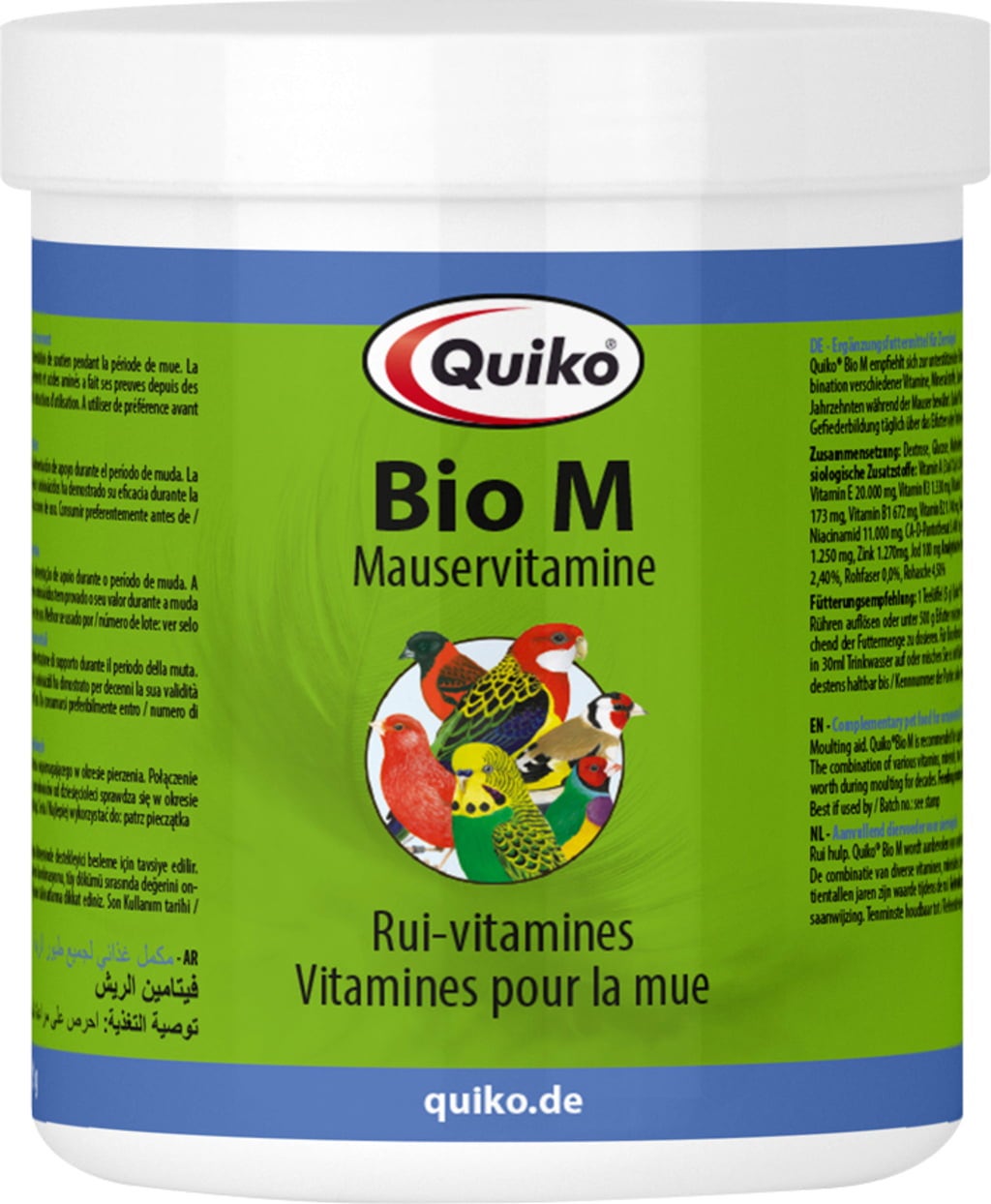Quiko Bio M - Mauser für Ziervögel