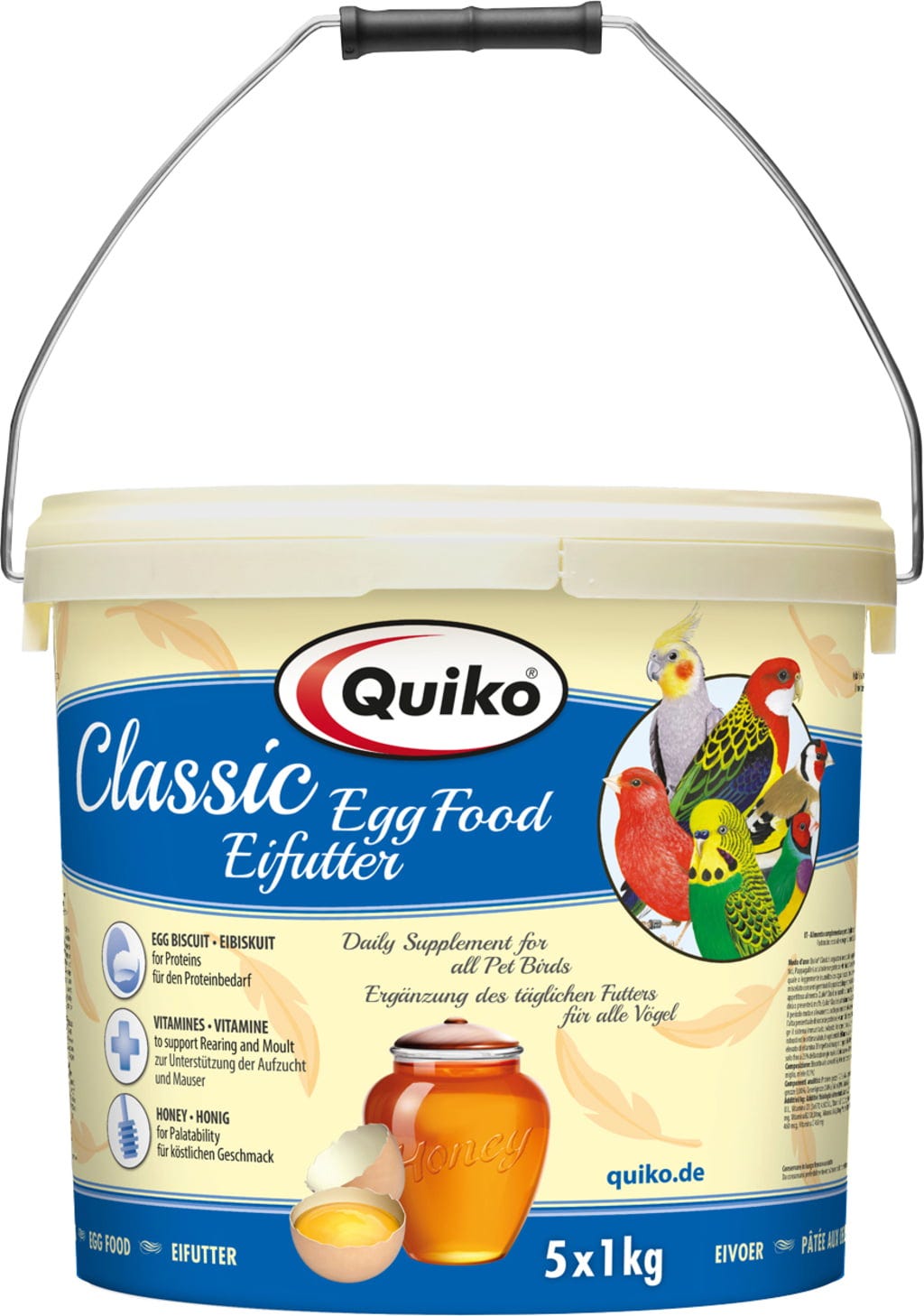 Quiko Classic Eifutter für Ziervögel - 5.000 g
