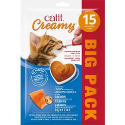 Catit Creamy Lachs & Garnelen - 15er Pack