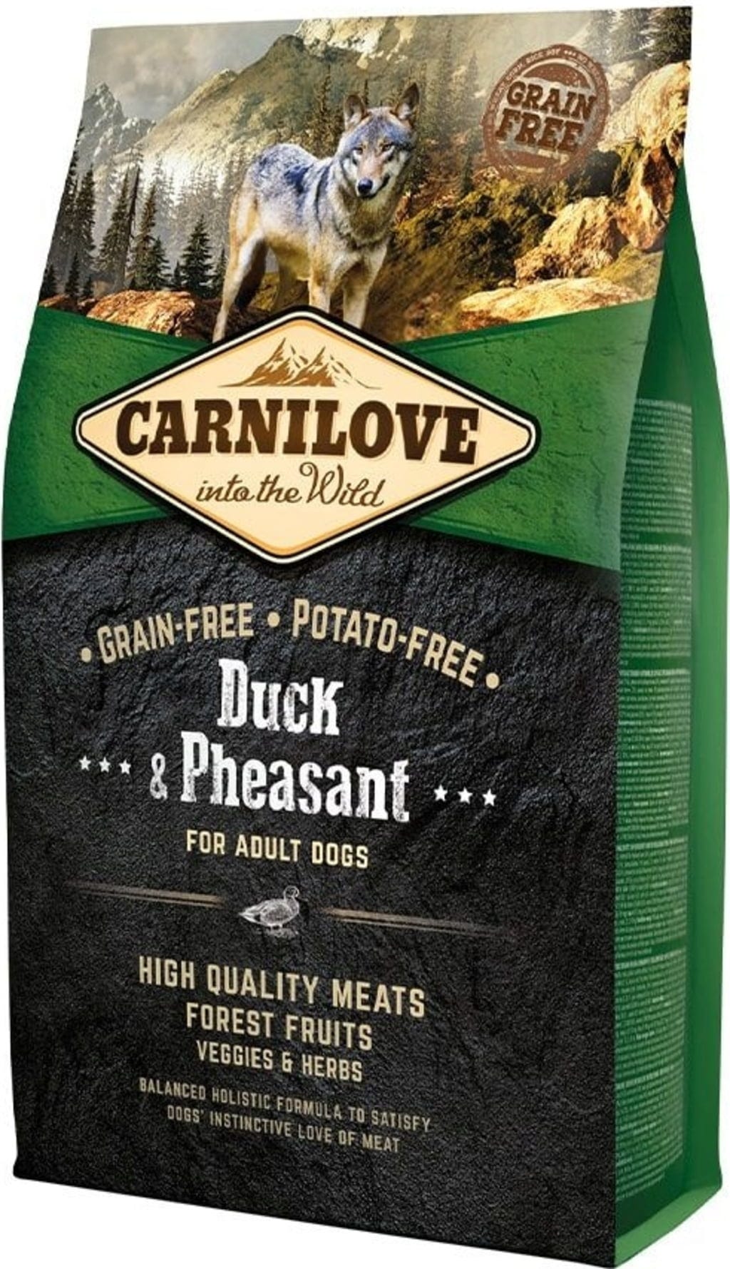 Carnilove Trockenfutter Duck & Pheasant - Adult - 4 kg