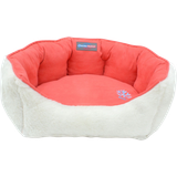 ThermoSwitch ANDROS Hundebett koralle/creme