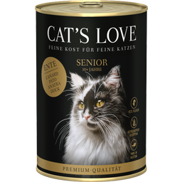 CAT's LOVE Senior - Cibo Umido all'Anatra per Gatti - 400 g