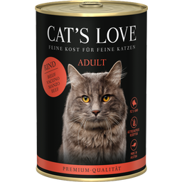 CAT's LOVE Cibo Umido al Manzo per Gatti - 400 g