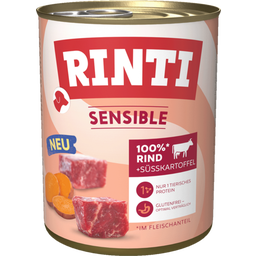 Rinti Sensible - Blik 800g - Rundvlees + zoete aardappel