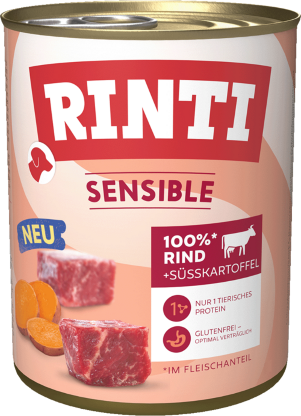 Rinti Sensible Dose 800g - Rind+Süßkartoffel