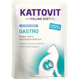 Kattovit Gastro Frischebeutel mit Reis - Ente + Reis