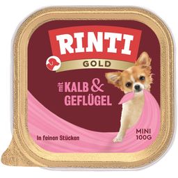 Rinti Gold Mini 100g Schale - Kalb&Geflügel