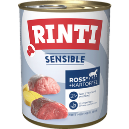 Rinti Pasja hrana Sensible, 800g - Žrebec + jetra + krompir