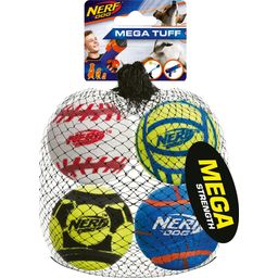Nerf Teniške žogice Mega Strength, 6,4 cm - 4 kosi