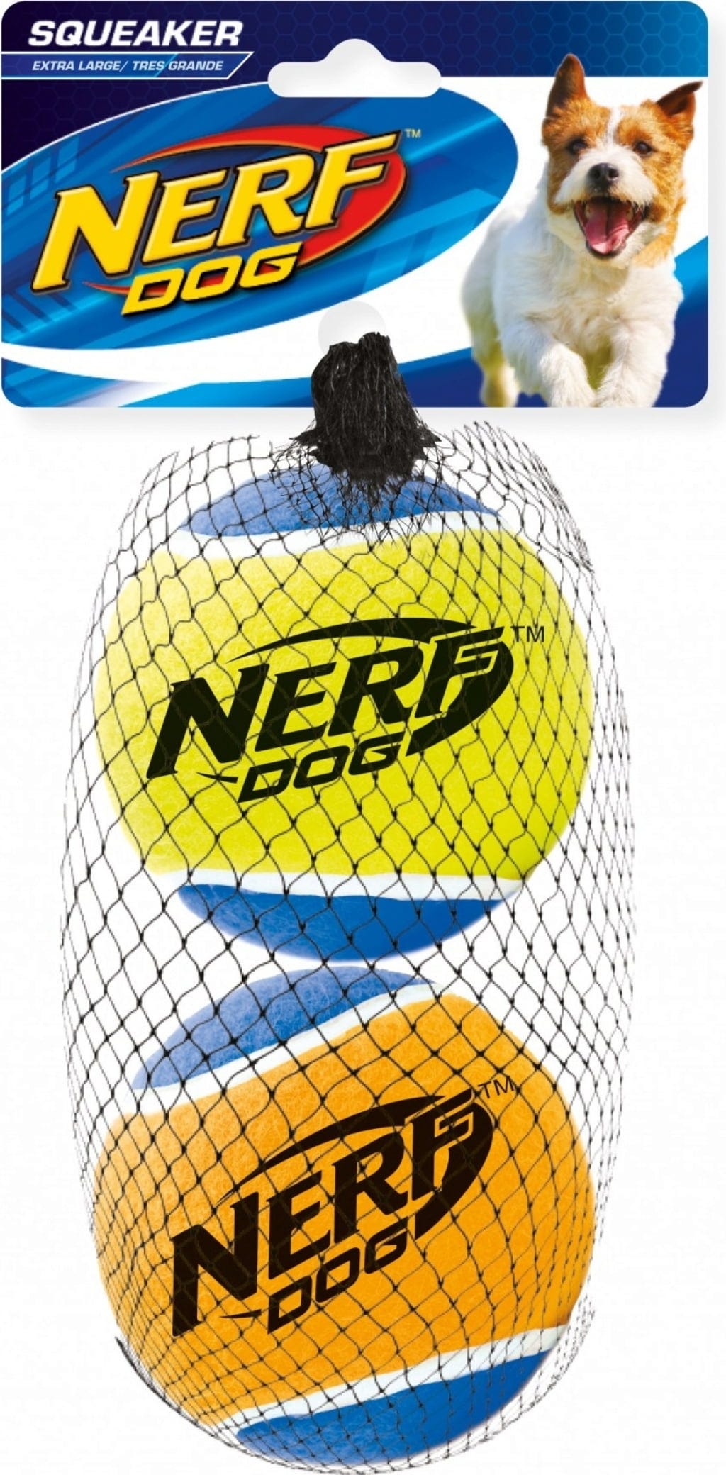 Nerf Tennisbälle mit Quietscher - L