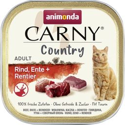 Animonda Carny Adult Country - Vaschetta - Manzo, Anatra e Renna
