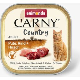 Animonda Carny Adult Country Schale 100g - Pute, Rind und Hirsch