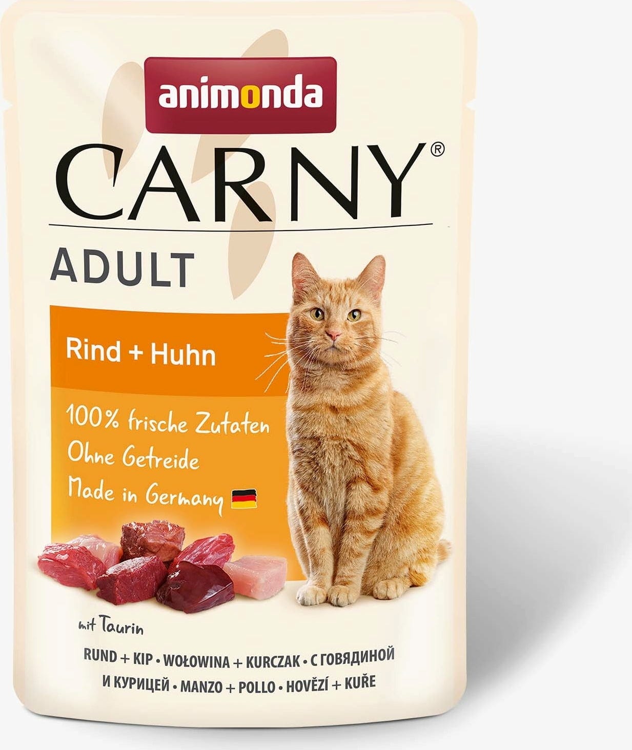 Animonda Carny Adult Frischebeutel 85g - Rind und Huhn