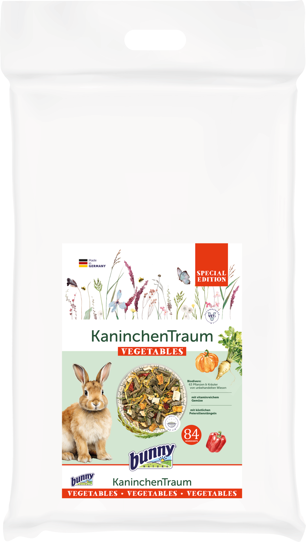 bunny KaninchenTraum SPECIAL EDITION Vegetables - 4 kg