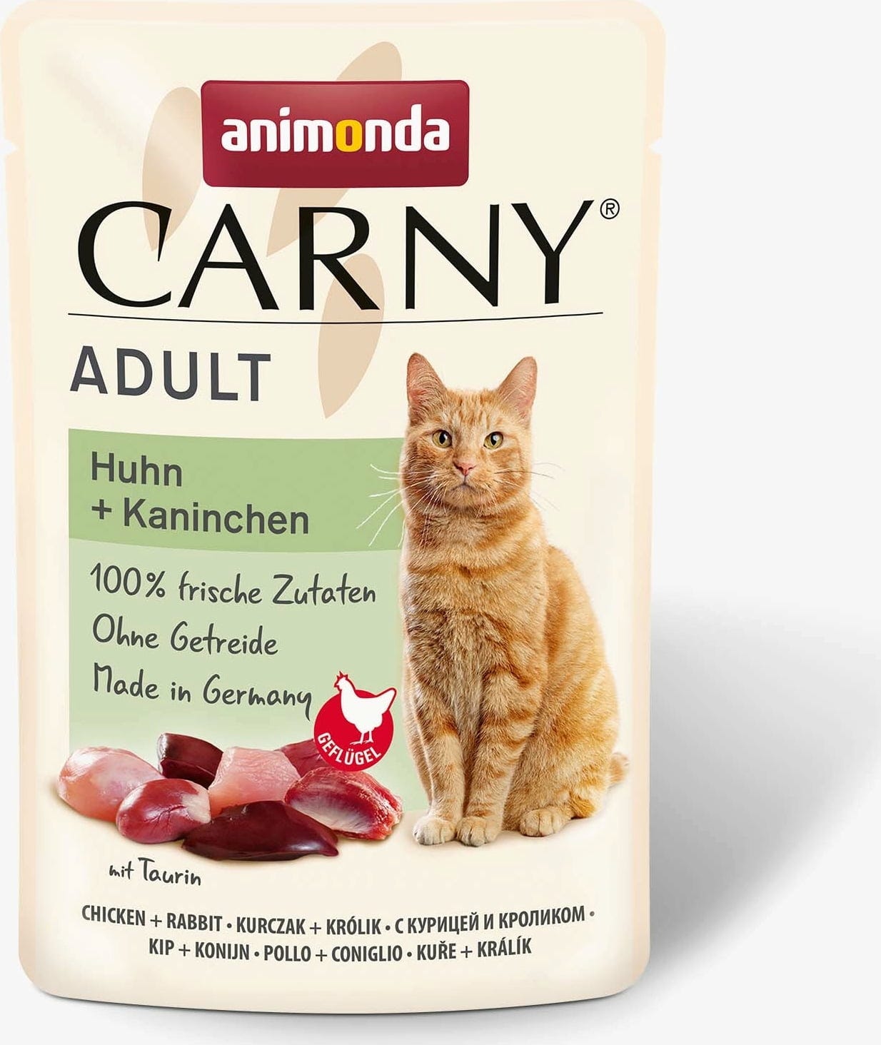 Animonda Carny Adult Frischebeutel 85g - Huhn und Kaninchen