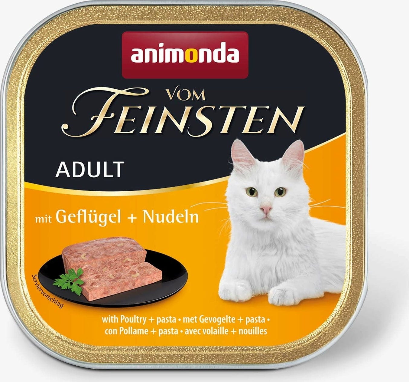 Animonda Vom Feinsten Adult Schale 100g - Geflügel und Nudel