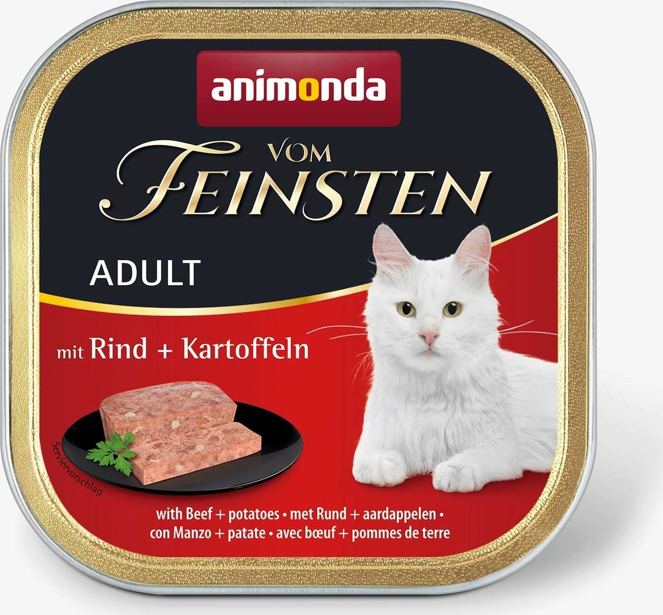 Animonda Vom Feinsten Adult Schale 100g - Rind und Kartoffel