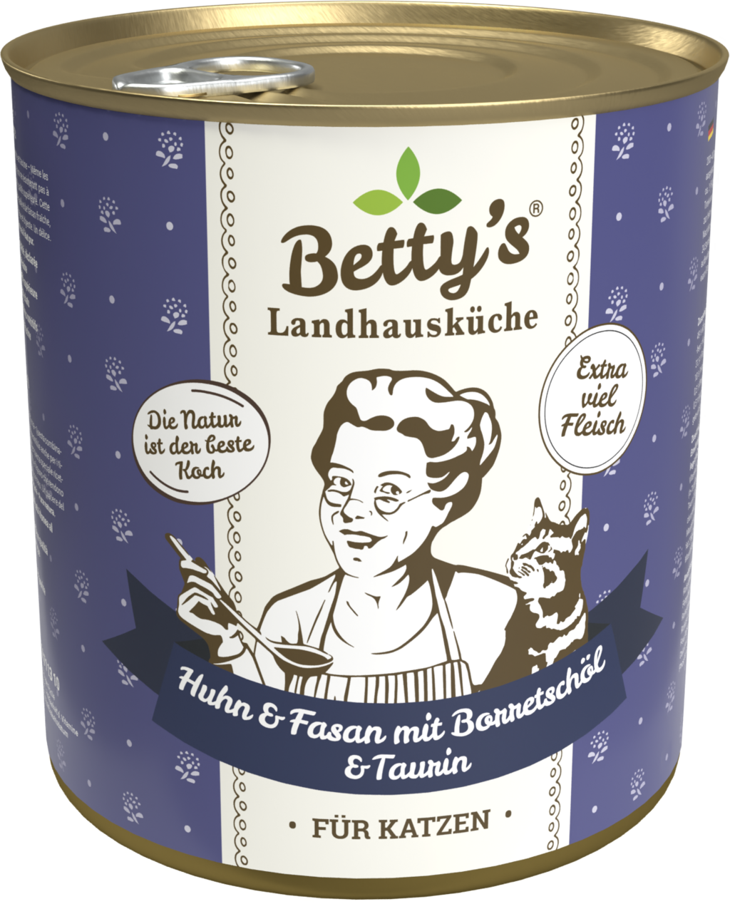 Betty's Landhausküche Huhn & Fasan mit Borretschöl - 800 g