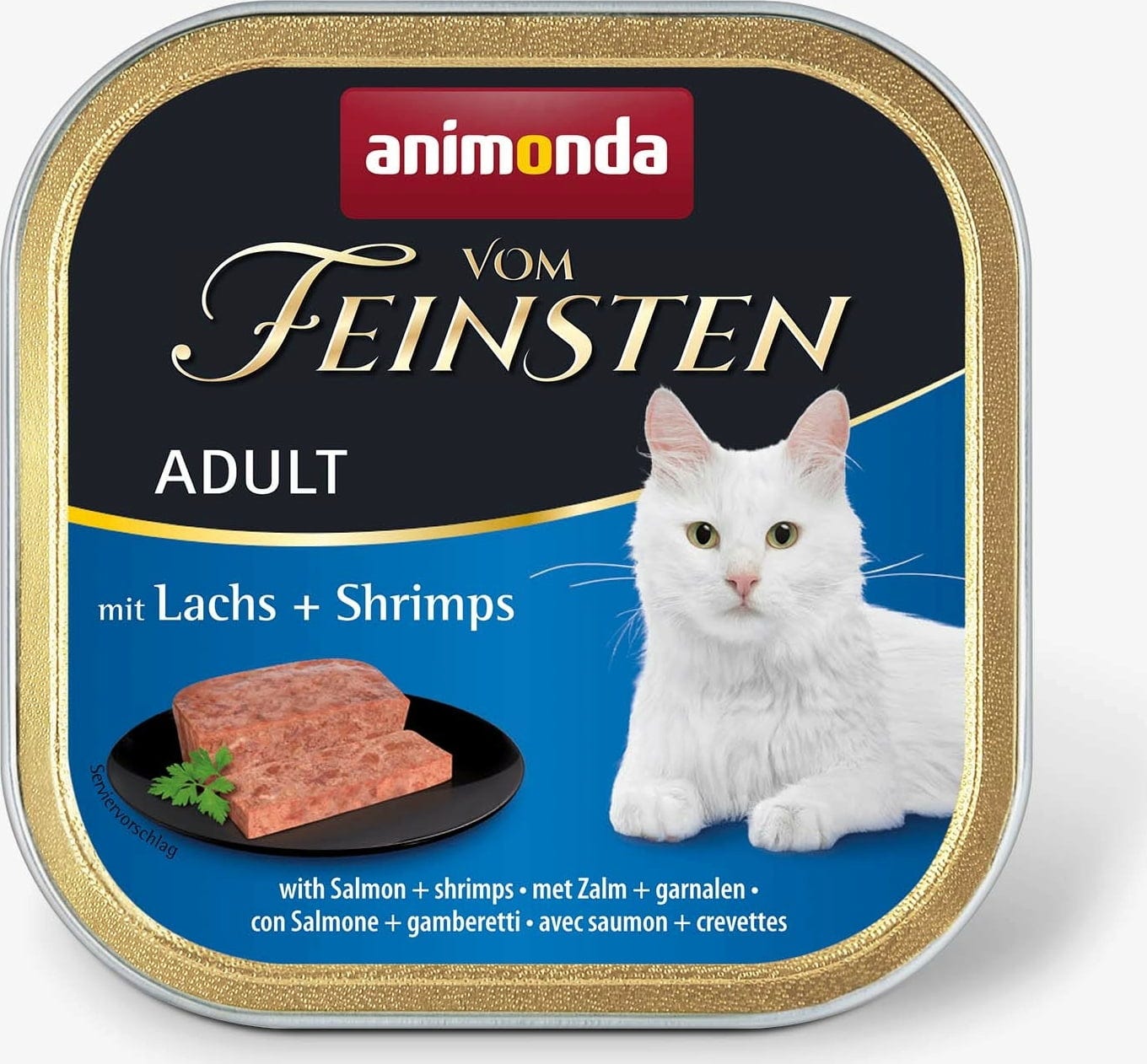 Animonda Vom Feinsten Adult Schale 100g - Lachs und Shrimps