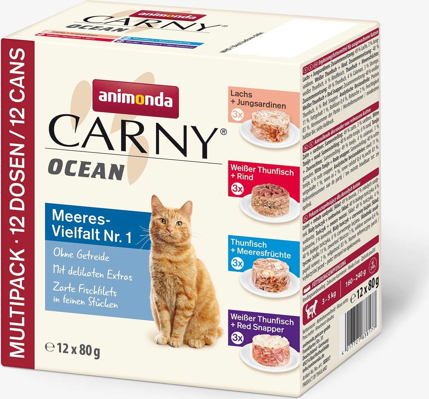 Animonda Carny Adult Ocean Meeresvielfalt 12x80g