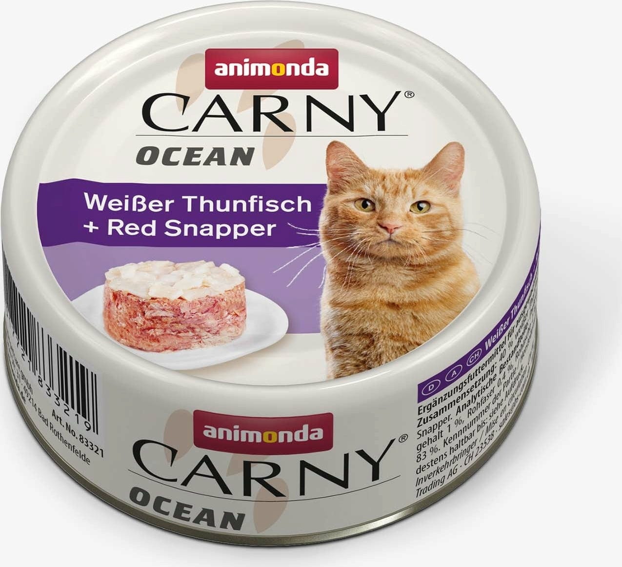 Animonda Carny Adult Ocean Dose 80g - Thunfisch und Red Snapper