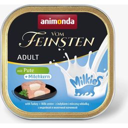 Mokra mačja hrana Vom Feinsten - Adult, 100 g - Puran in mlečna sredica