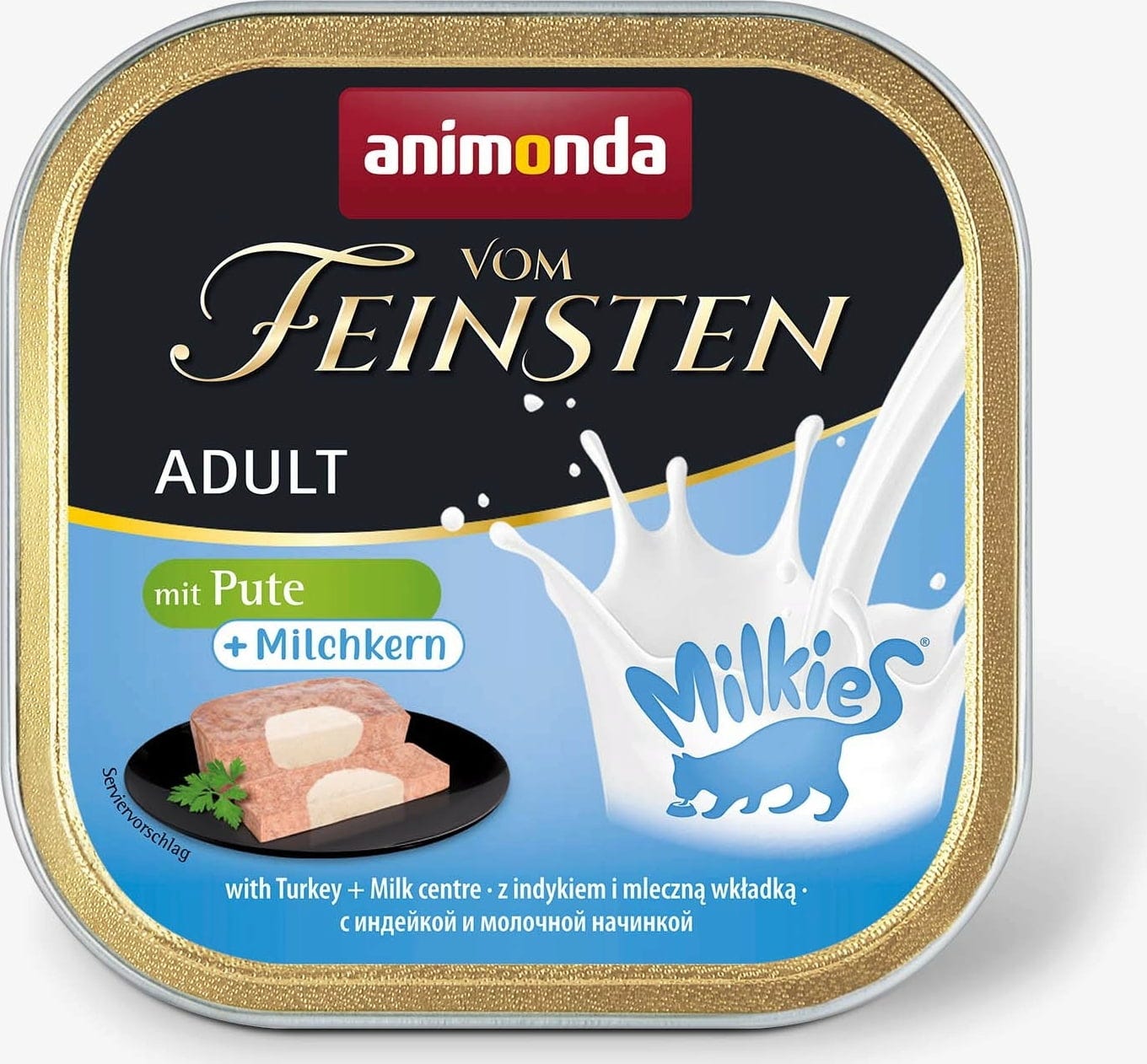 Animonda Vom Feinsten Adult Schale 100g - Pute und Milchkern