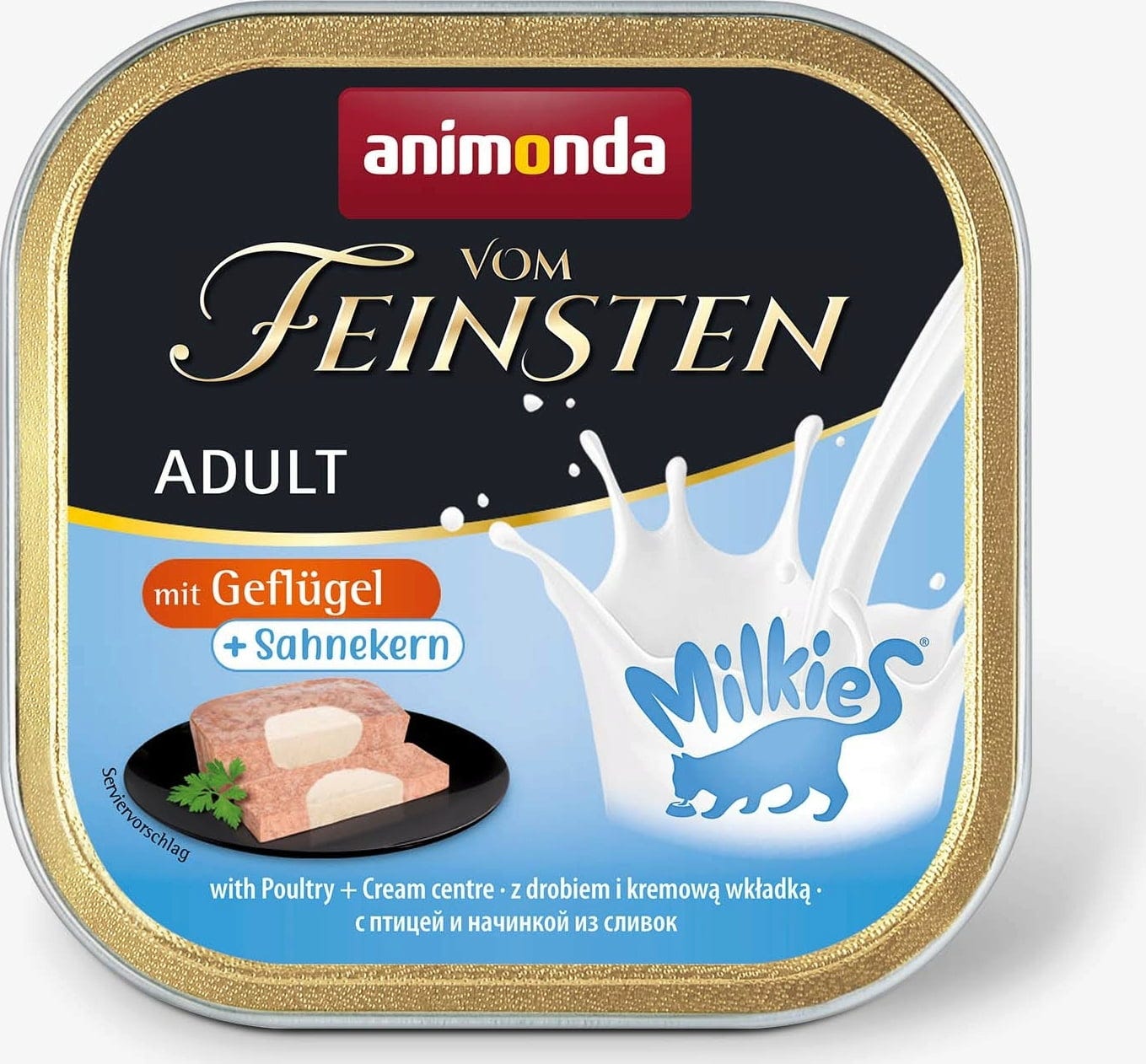 Animonda Vom Feinsten Adult Schale 100g - Geflügel und Sahnekern
