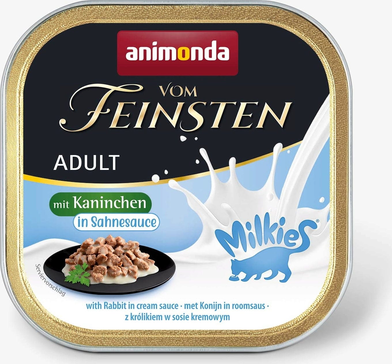 Animonda Vom Feinsten Adult Schale 100g - Kaninchen in Sahnesauce