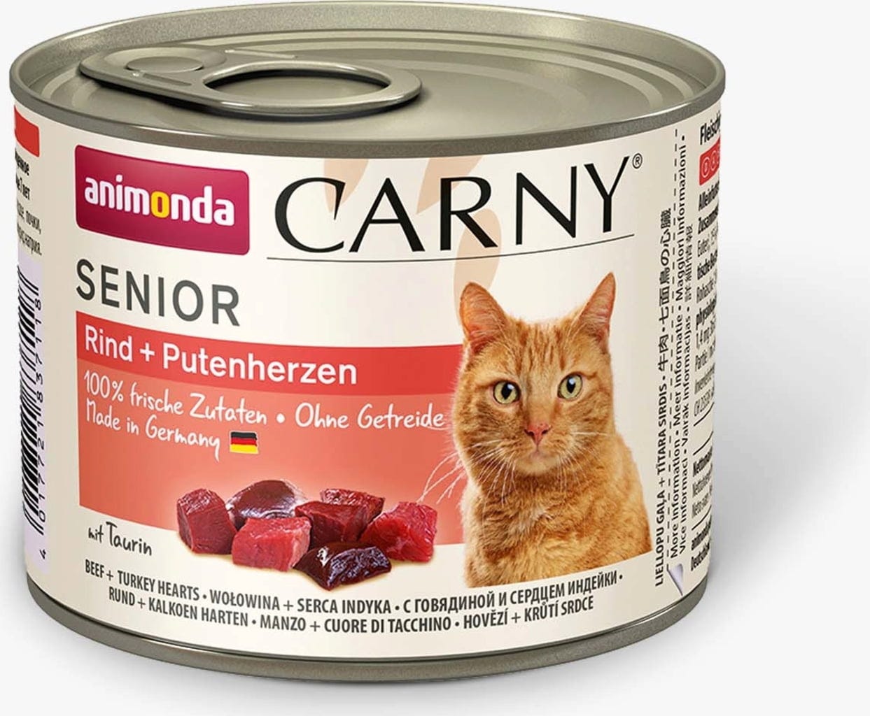 Animonda Carny Senior Dose 200g - Rind und Putenherzen