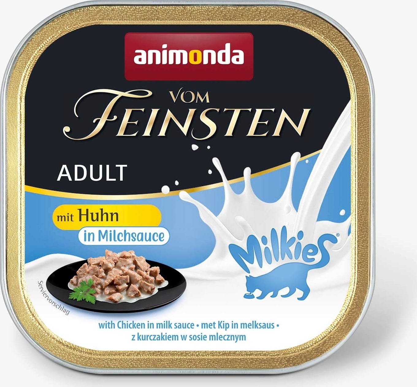Animonda Vom Feinsten Adult Schale 100g - Huhn in Milchsauce