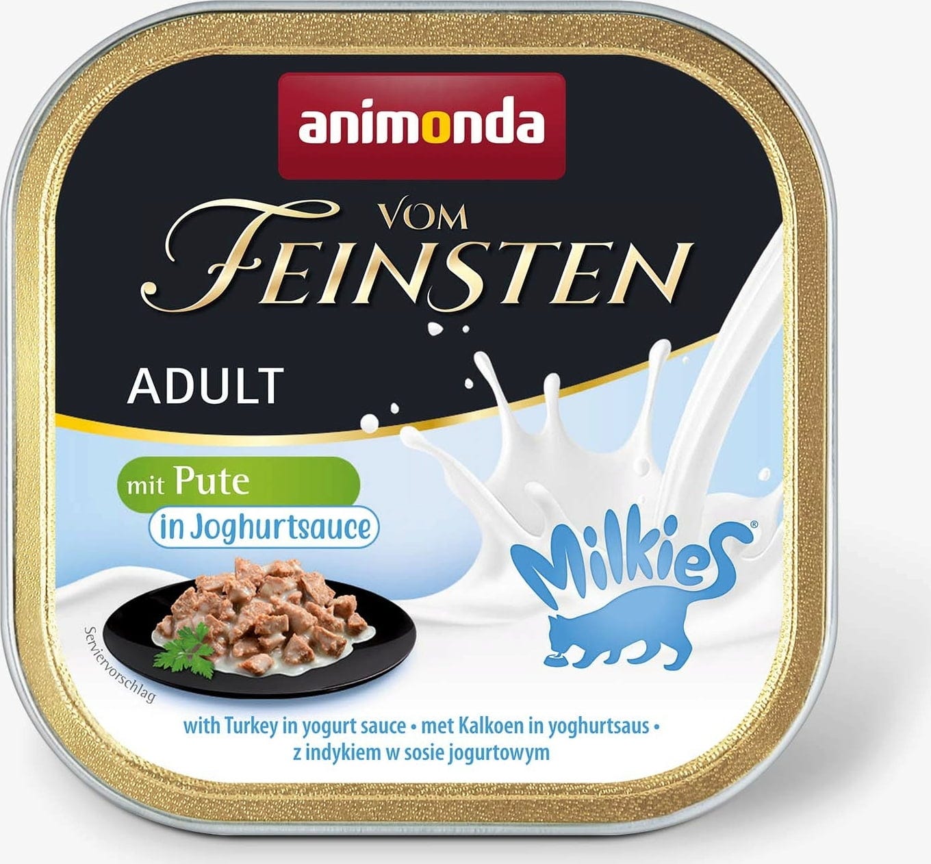 Animonda Vom Feinsten Adult Schale 100g - Pute in Jogurtsauce