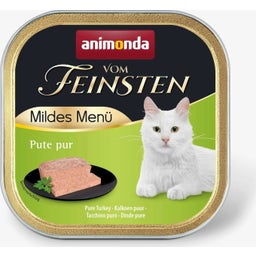 Vom Feinsten Adult Mildes Menü Schale 100g - Pute pur