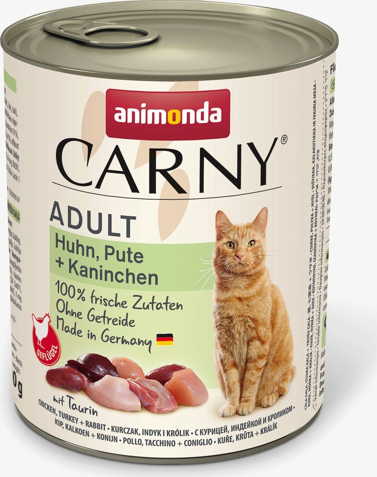 Animonda Carny Adult Huhn, Pute und Kaninchen - 800 g