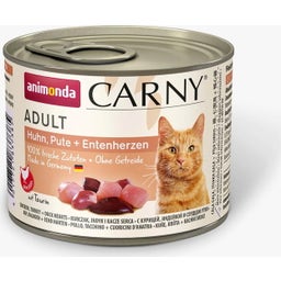 Animonda Carny Adult Kip, Kalkoen en Eendenharten - 200 g