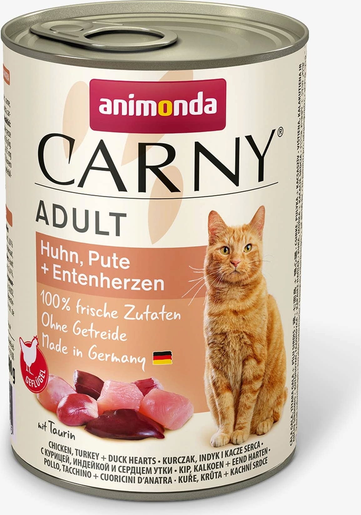 Animonda Carny Adult Huhn, Pute und Entenherzen - 400 g