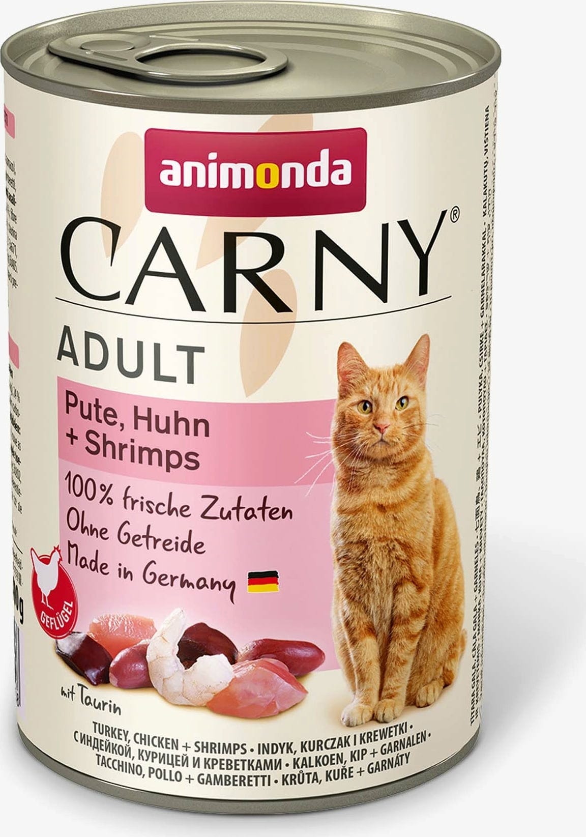 Animonda Carny Adult Pute, Huhn und Shrimps - 400 g