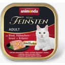 Vom Feinsten Adult mit Schlemmerkern Schale 100g - Rind und Kräuter