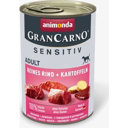 Animonda GranCarno Adult Sensitiv 400g - Tiszta marha és burgonya