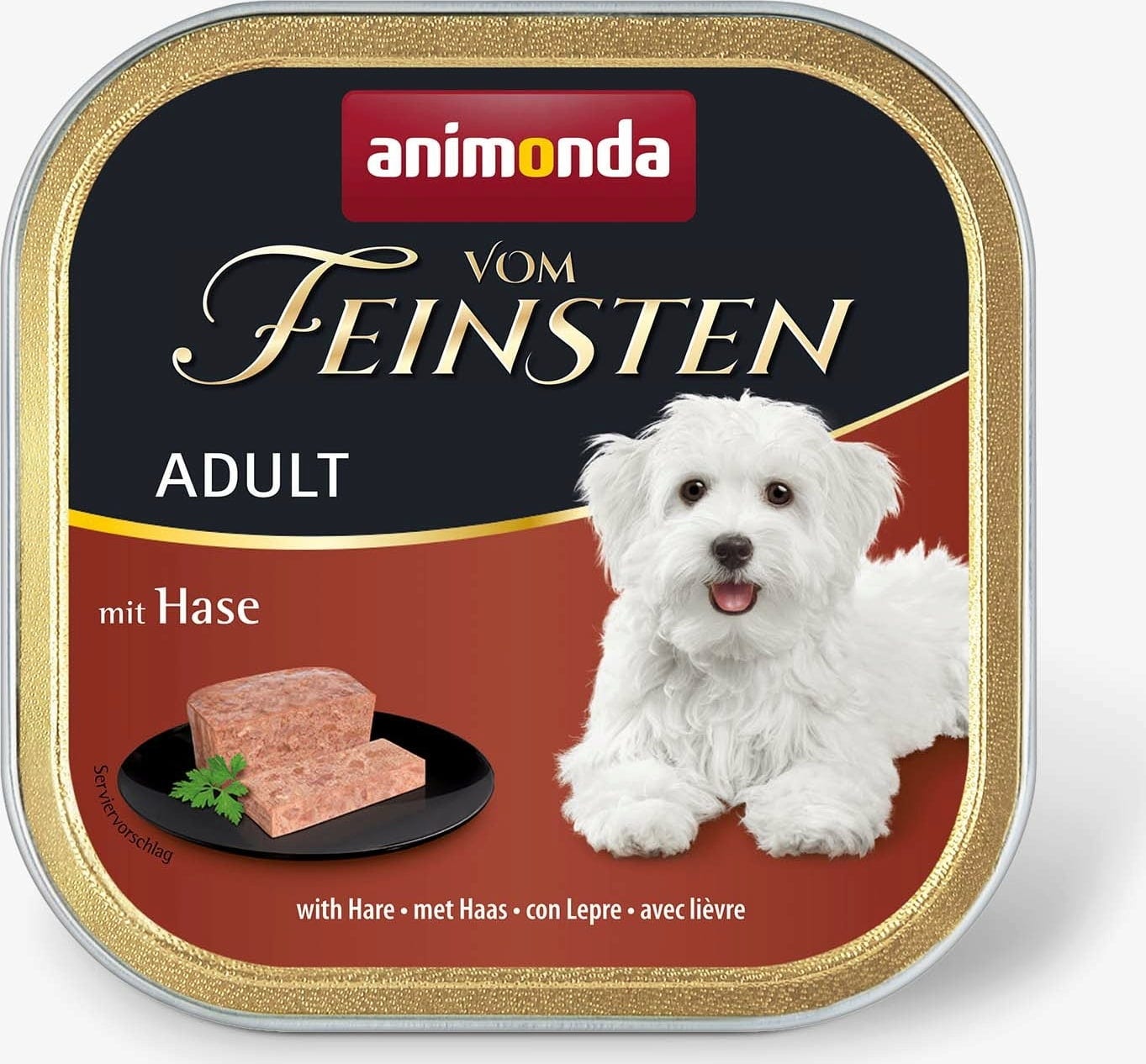 Animonda Vom Feinsten Adult Pastete Schale 150 g - Hase