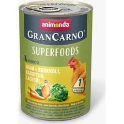 GranCarno Junior Superfoods - piščanec in brokoli