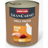 Mokra pasja hrana GranCarno Adult - Single Protein, 800g