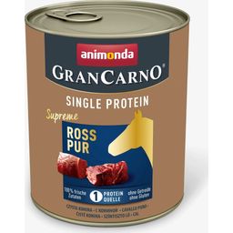 Mokra pasja hrana GranCarno Adult - Single Protein, 800g - Čisti konj