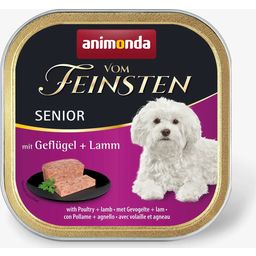 Mokra pasja hrana Vom Feinsten - Senior, pašteta, 150 g - Perutnina in jagnjetina
