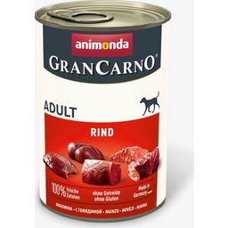 Mokra pasja hrana GranCarno Adult - čista govedina - 400 g