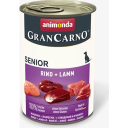 GranCarno Senior - Manzo e Agnello - Lattina - 400 g