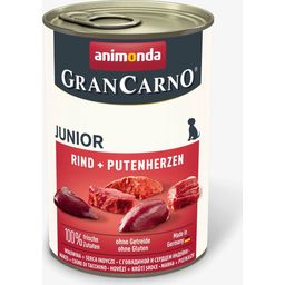 Animonda GranCarno Junior - Lattina da 400 g - Manzo e Cuore di Tacchino